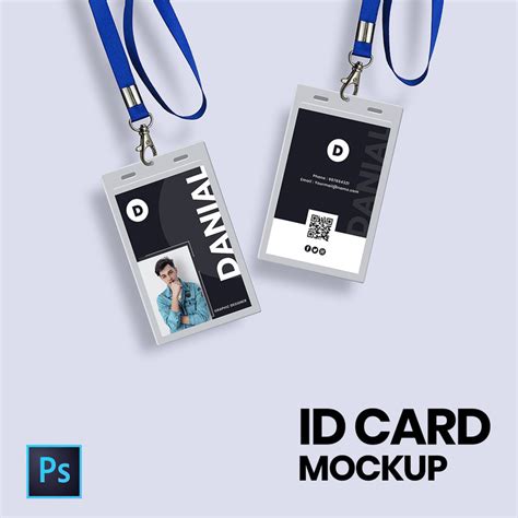 ID Card product mockup #122506 - TemplateMonster