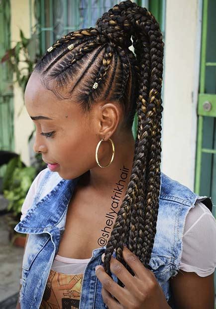 63 Best Braided Ponytail Hairstyles for 2020 - Page 3 of 6 - StayGlam