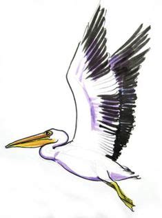 Flying Pelican line drawing | Pelican drawing, Pelican art, Pelican tattoo