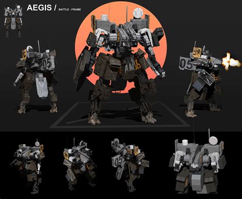 AEGIS by StTheo Robot Concept Art, Weapon Concept Art, Armor Concept, Environment Concept Art ...