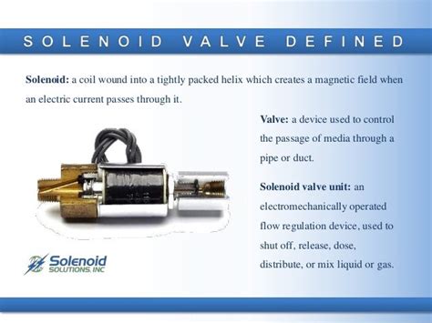 Applications Of Solenoid Valves