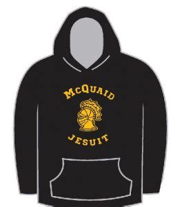 McQuaid Jesuit Logo Hoodie-black - McQuaid Jesuit