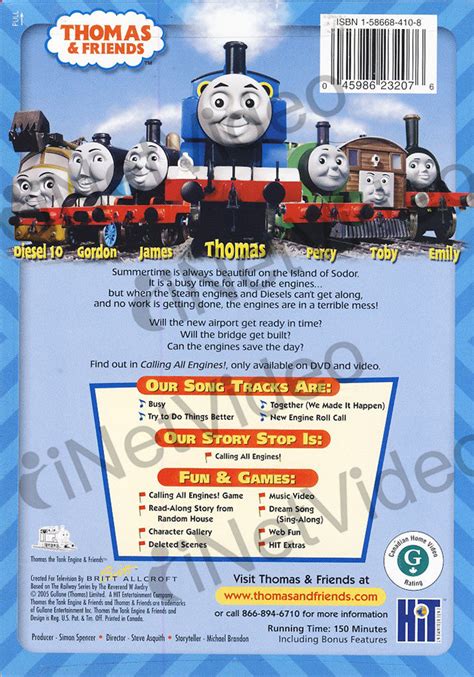 Thomas and Friends - Calling All Engines! on DVD Movie