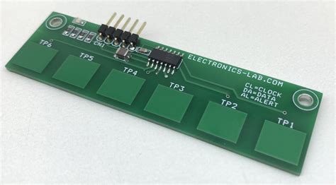6-Channel Capacitive Touch Sensor Module - Electronics-Lab.com