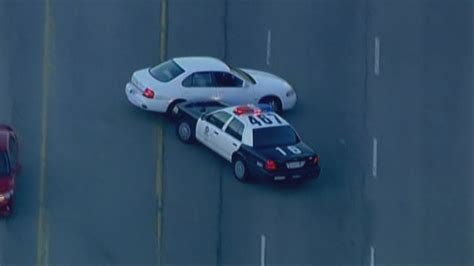 Police car chase: Footage shows pursuit through LA streets - YouTube
