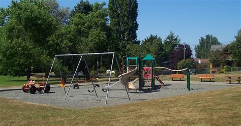 swings and roundabouts- Victoria: Horner Park Playground- Saanich