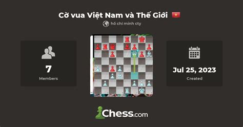 Cờ vua Việt Nam và Thế Giới - Chess Club - Chess.com