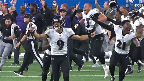 JUSTIN TUCKER NFL RECORD 66-YARD GAME WINNING FIELD GOAL 🤯 - Win Big Sports