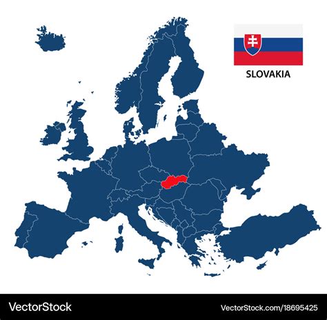 Slovakia Map Of Europe