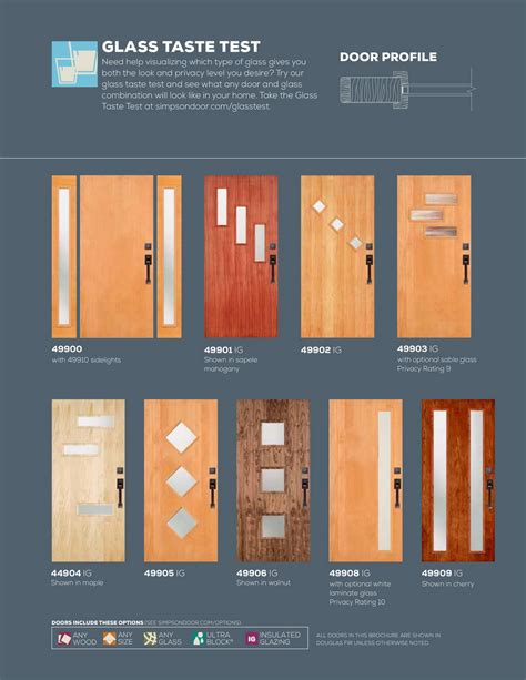 Simpson Modern Doors Brochure