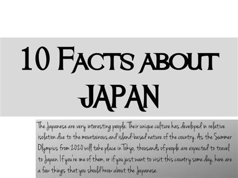 10 Facts about Japan - GEOGRAPHY