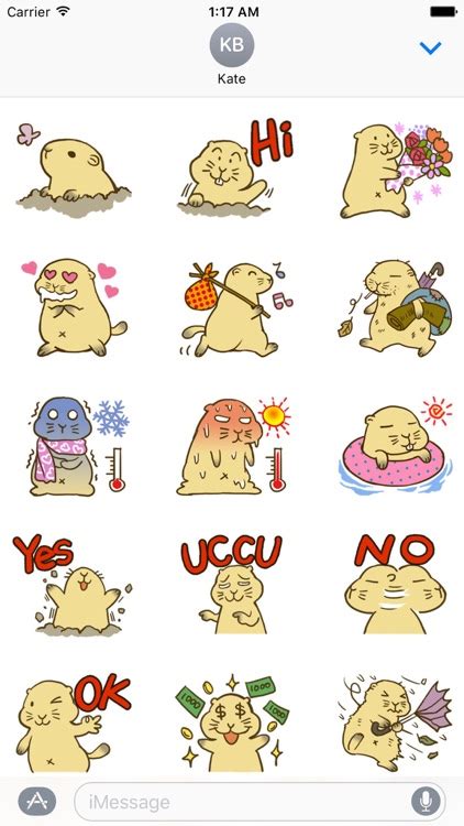 Happy Groundhog Day Emoji Pack by Vu Quoc Hung