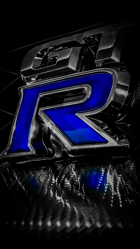 Blue Gtr Logo, car, HD phone wallpaper | Peakpx