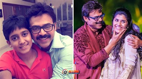 Actor Venkatesh Family Photos with Wife Neeraja, Daughter & Son Arjun Pics - DSLR Guru