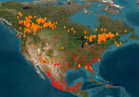 Where are the wildfires in Canada? Maps show fire locations and air ...