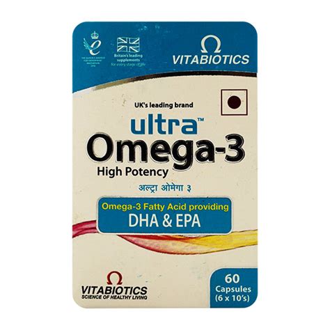 ULTRA OMEGA 3 Capsule 10's : Price, Uses, Side Effects | Netmeds