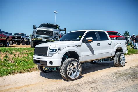 Fully Customized Ford F150 With White Custom LED Headlights and Fuel Wheels — CARiD.com Gallery