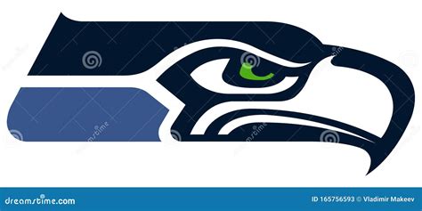 Seattle Seahawks Football Club Emblem. USA. Editorial Stock Photo ...