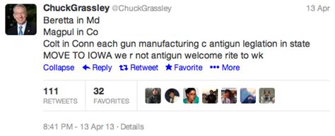 Sen. Chuck Grassley: Best (Worst) Twitter Account Ever - Business2Community