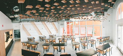 A Venice Beach, CA Restaurant with an Inventive Ceiling