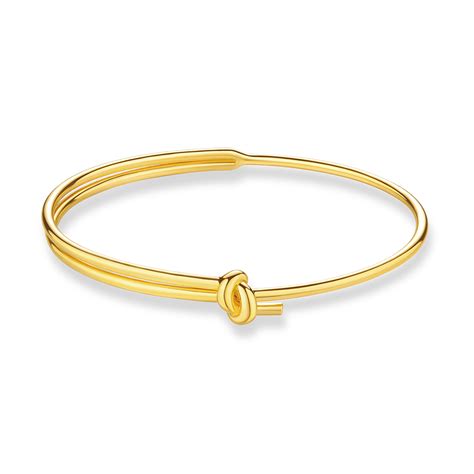 Goldstyle "Simple Summer" Gold Bangle | Lukfook Jewellery｜Lukfook ...