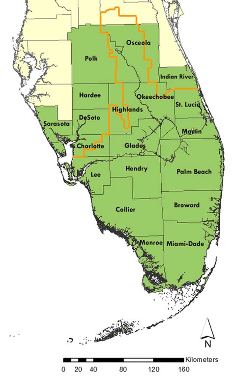 Map of Freshwater marshes - freshwater marshes