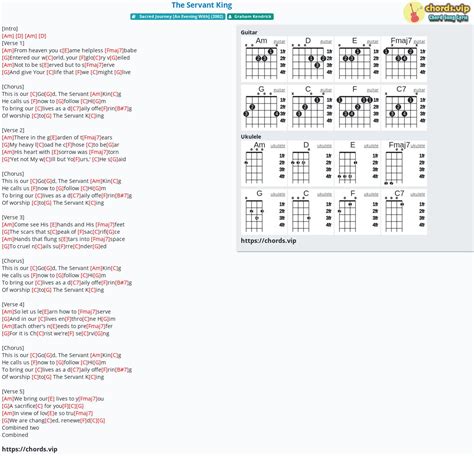 Chord: The Servant King - tab, song lyric, sheet, guitar, ukulele ...