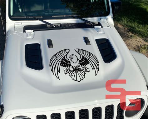 American Bald Eagle Vinyl Decal for Car Truck or Jeep Wrangler - Etsy