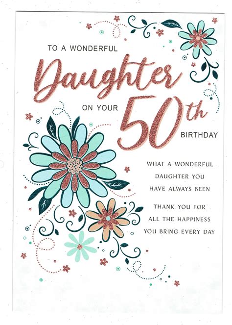 Daughter 50th Birthday Card | ubicaciondepersonas.cdmx.gob.mx