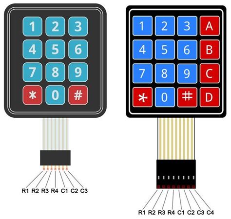 Membrane switch module keypad 4x4 - parts help - fritzing forum