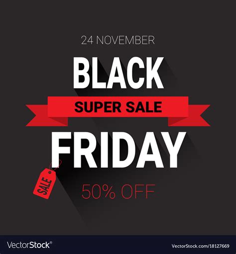 Black friday super sale flyer shopping poster Vector Image