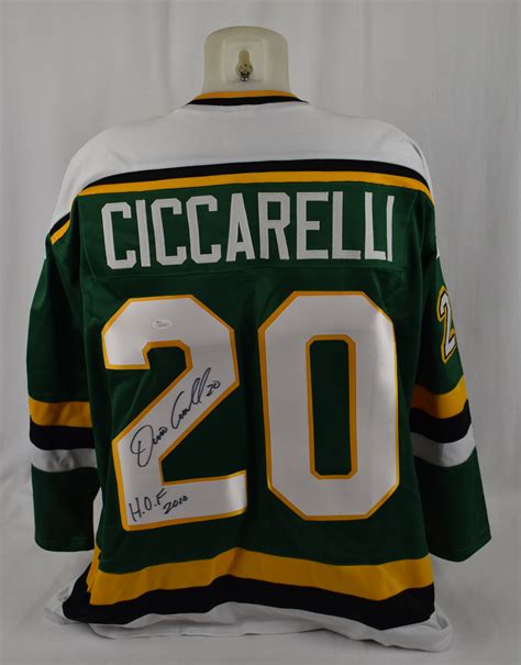 Lot Detail - Dino Ciccarelli Minnesota North Stars Autographed Jersey