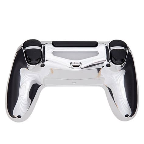 PlayStation DualShock 4 Custom Controller - Chrome Silver Games ...