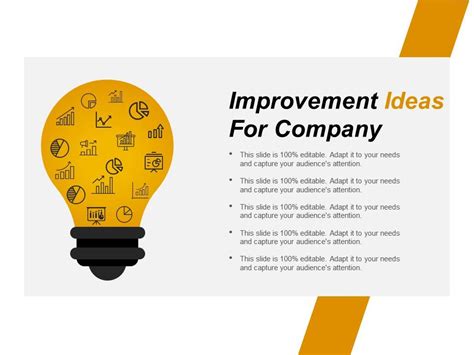 Improvement Ideas For Company Powerpoint Slide Inspiration | PowerPoint Presentation Images ...