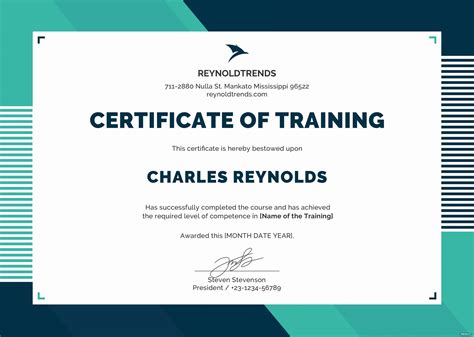 Nwcg Training Certificate Template Beautiful Free Pany Training Certificate Template In Psd Ms ...