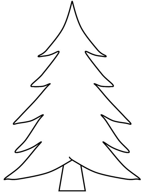 Pine Tree Outline - Cliparts.co