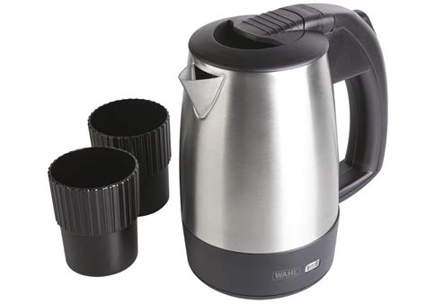 Wahl 1KW Stainless Steel Dual Voltage Travel Kettle 0.5 Ltr Capacity ...