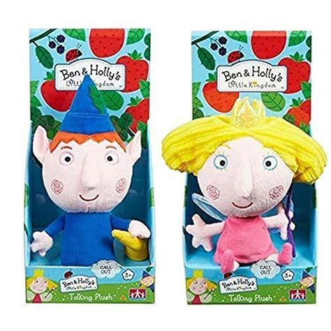 Buy Ben & Holly's Little Kingdom 18cm Talking Soft Plush Toys Online at ...