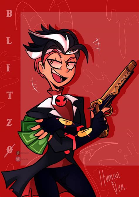 Human Blitzo by Chiizzz on DeviantArt