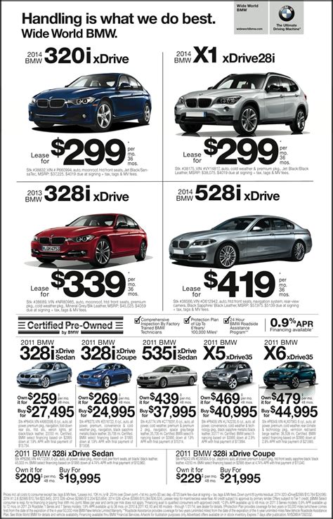 Weekly BMW Specials | Wide World BMW in New York