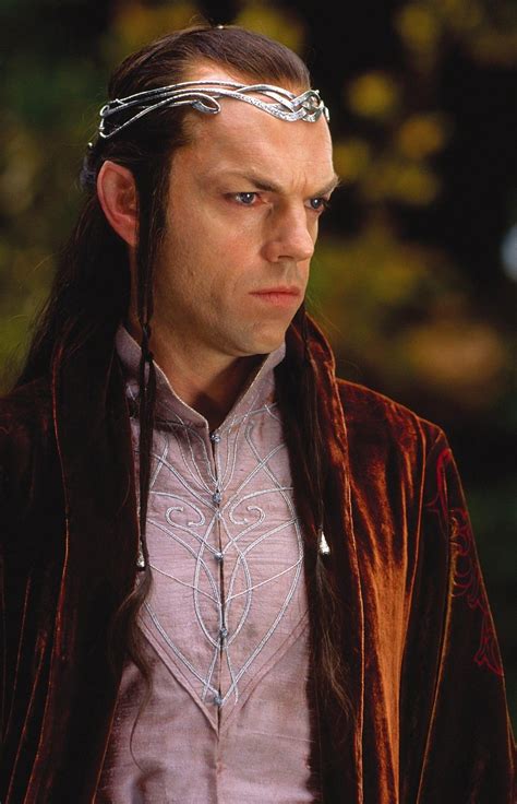 Hugo Weaving as Elrond Thranduil, Legolas, Aragorn Lotr, Fellowship Of ...