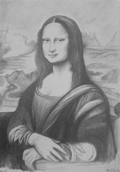 Mona Lisa pencil drawing Original pencil by PrincessOfPainting | Mona lisa, Drawings, Pencil ...