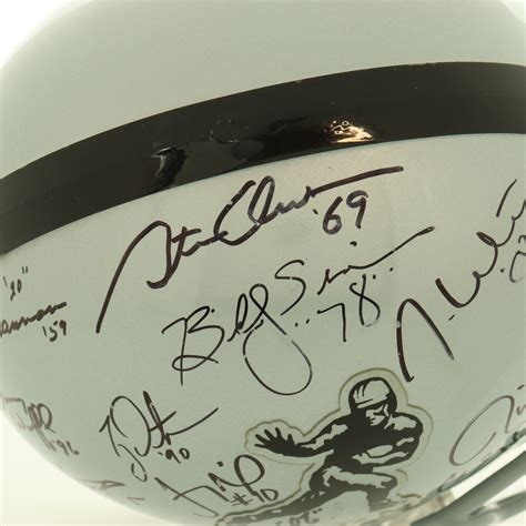 Heisman Trophy Winners Full-Size Helmet Signed by (11) with Paul Hornung, Billy Cannon, Ty ...