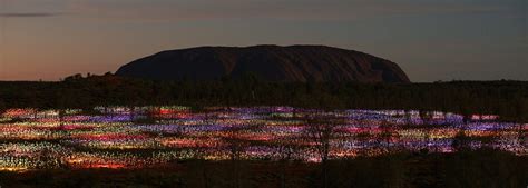 There's Still Time to See Australia's "Field of Light Uluru" | Landscape, Landscape lighting ...