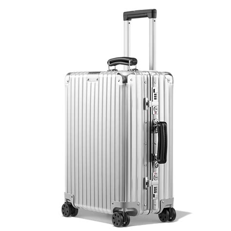 Classic Cabin Aluminium Carry-On Suitcase | Silver | RIMOWA