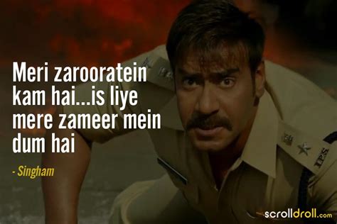 15 Fiery And Power Packed Dialogues From Singham