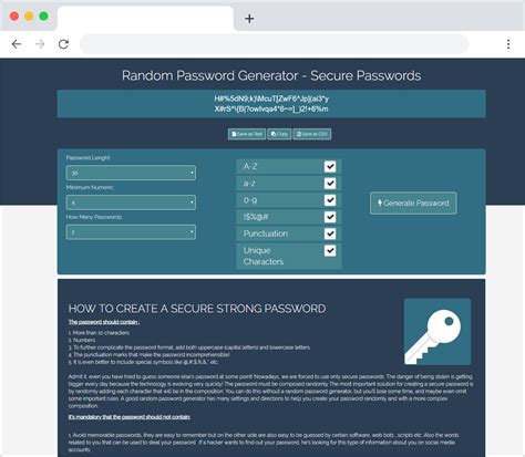 Selling - Securepasswords.co - Most secure password generator.