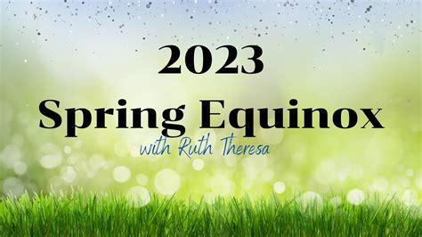 Spring Equinox 2023 - YouTube