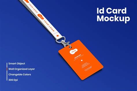 ID Card Mockup Template | Product Mockups ~ Creative Market