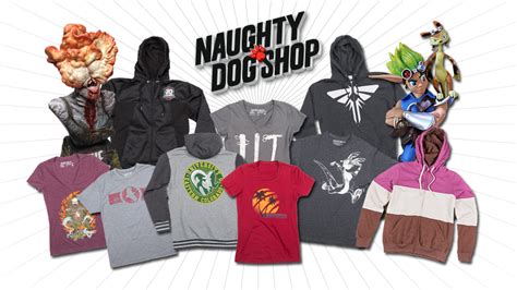 The Official Naughty Dog Shop is now Open! || Naughty Dog